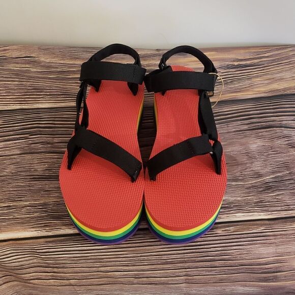 Teva All Gender Flatform Universal Rainbow Pride - Picture 4 of 16